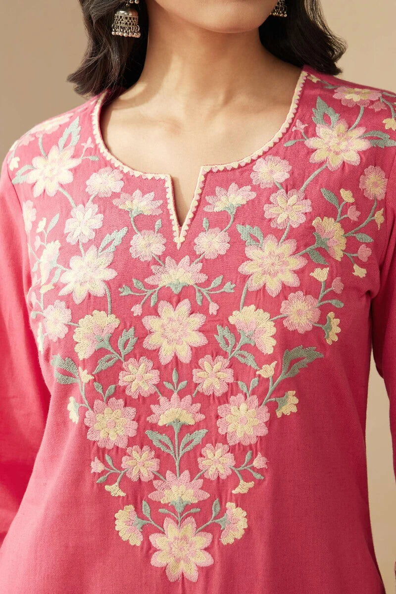 Roza Zoya Pink Kurta