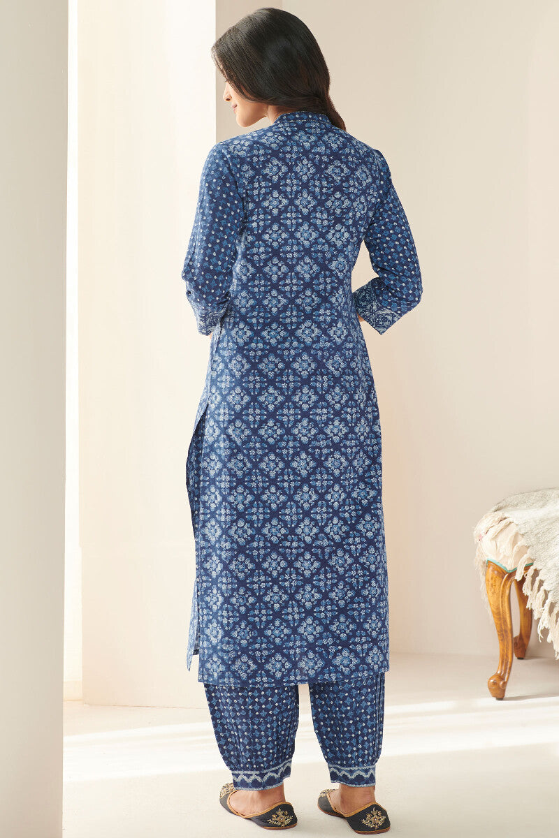 Sehra Nusrat Indigo Kurta