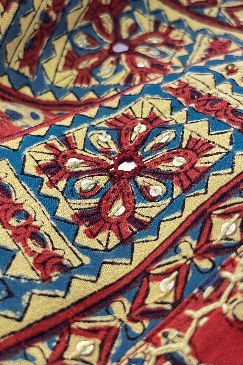 Sehra Sehreen Bagru Kurta