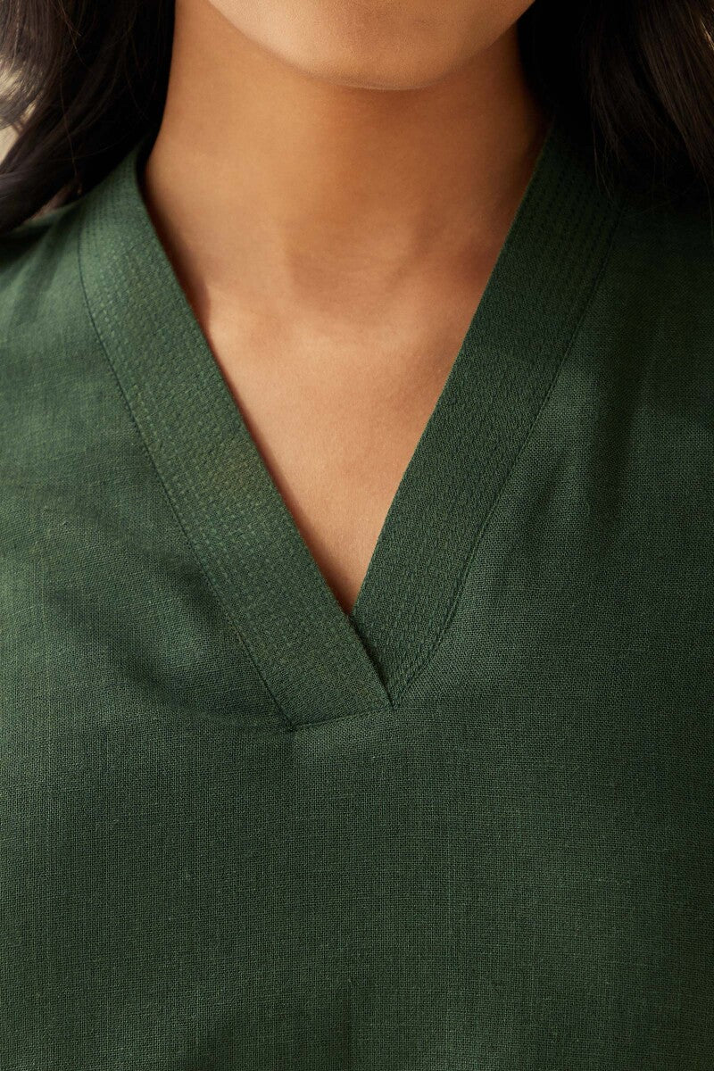 Roza Seher Forest Green Top
