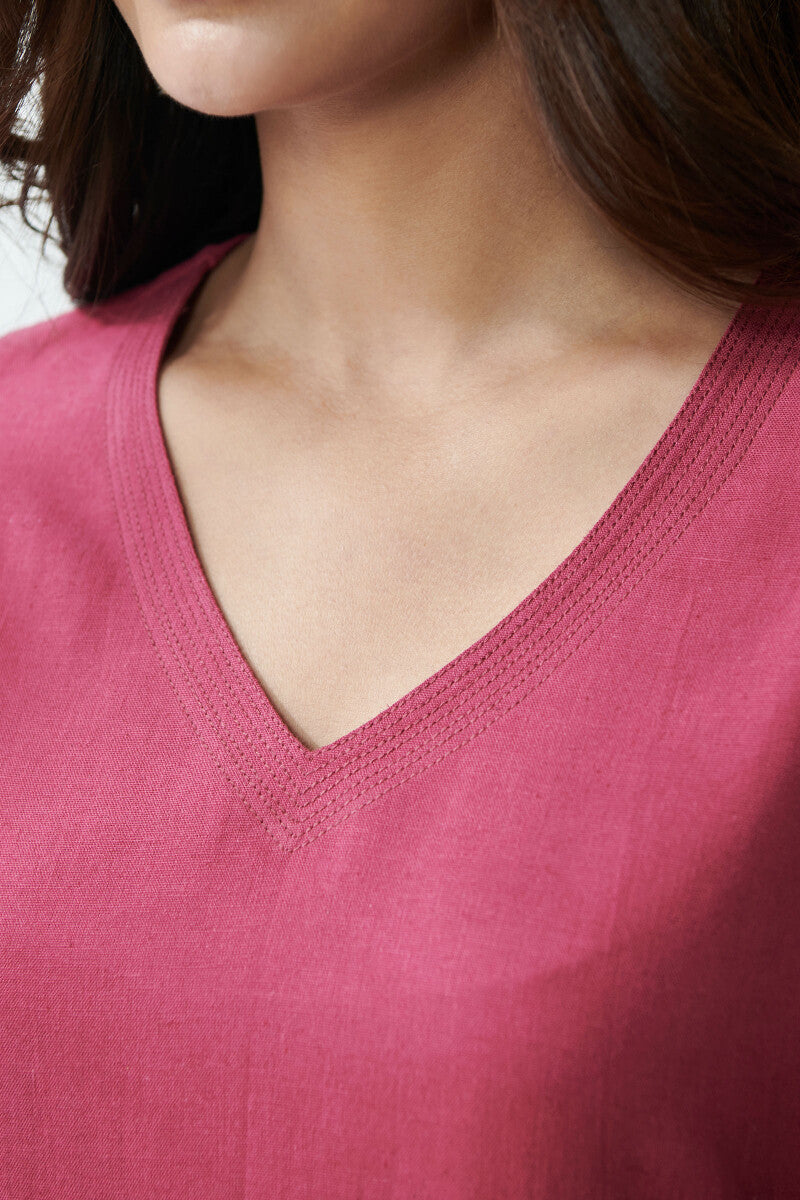 Gulbarg Maroon Kurta