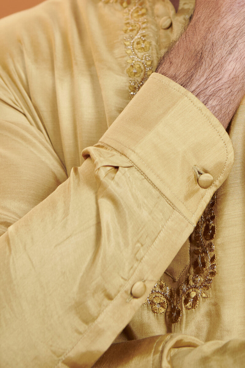 Shirin Rehan Mustard Modal Kurta