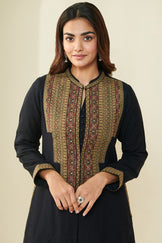 Naadirah Inara Faux Wool Handloom Jacket