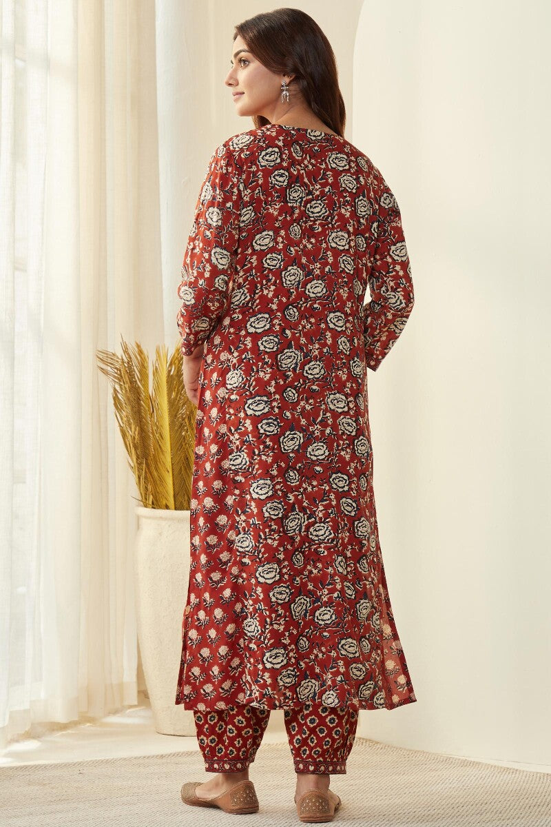 Sehra Rahima Bagru Kurta