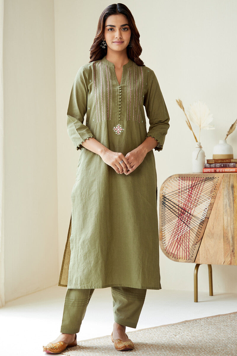 Kashida Maya Kurta
