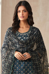 Sehra Mahi Bagru Dupatta