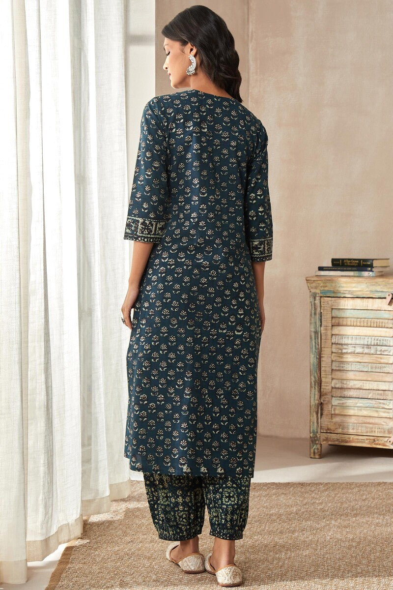 Sehra Nur Bagru Kurta