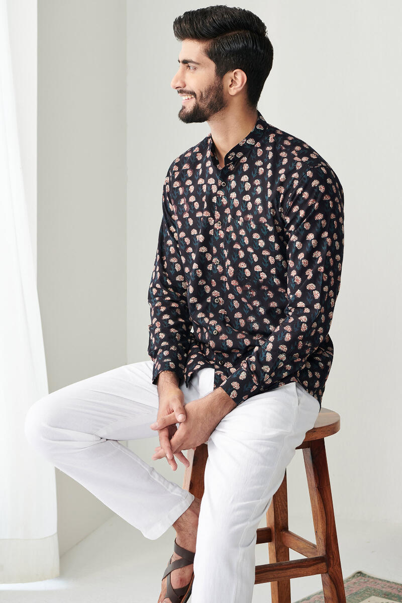 Zaid Aarav Bagru Shirt