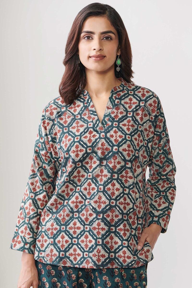 Sehra Feriha Bagru Loungewear Set