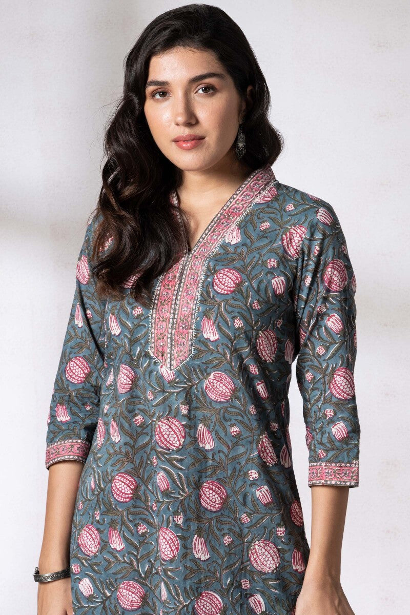 Gauhar Faizah Sanganeri Kurta