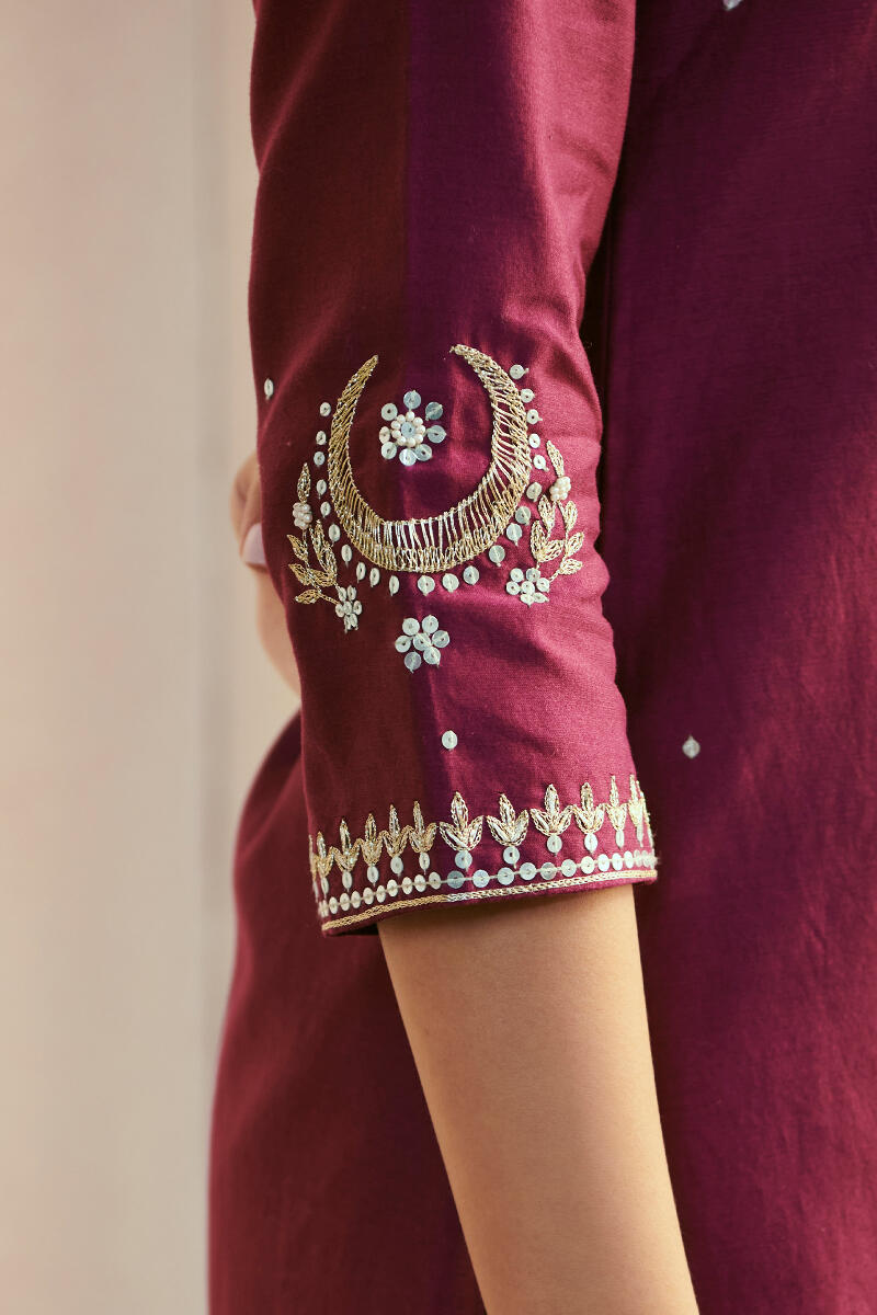 Nazma Shaheena Chanderi Kurta