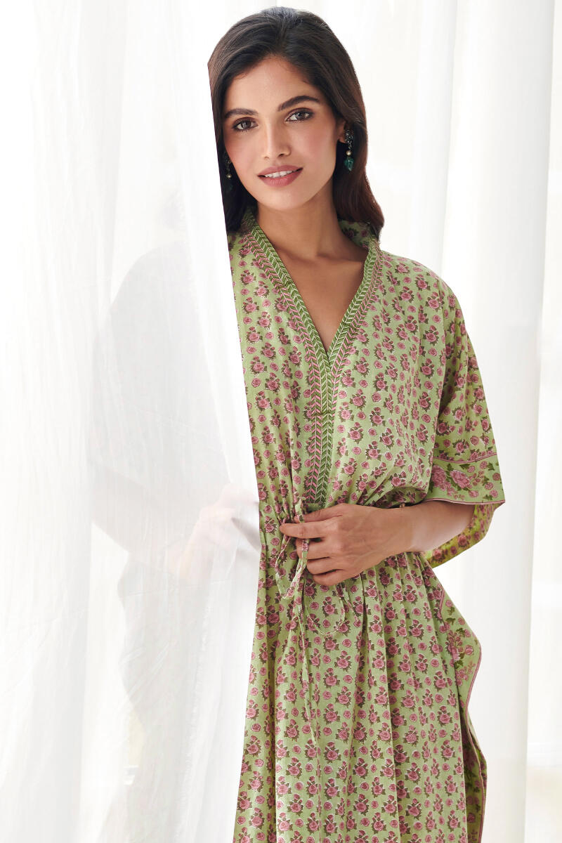 Gulbarg Mehr Sanganeri Kaftan