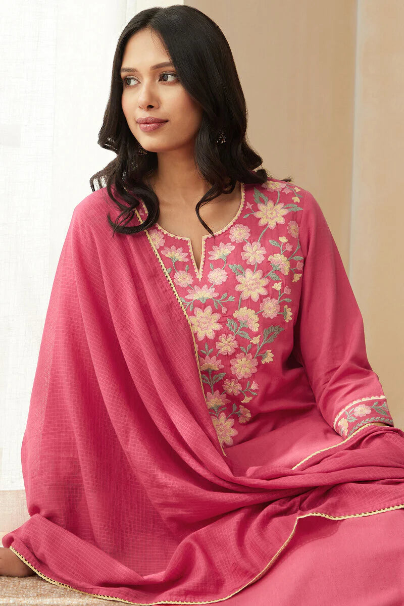 Roza Zoya Pink Kurta