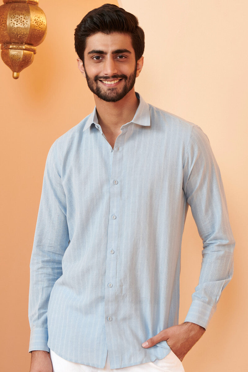 Zaid Abeer Stripe Handloom Shirt