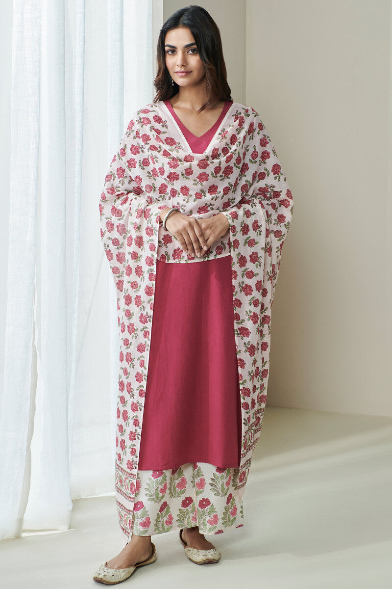 Gulbarg Maroon Kurta