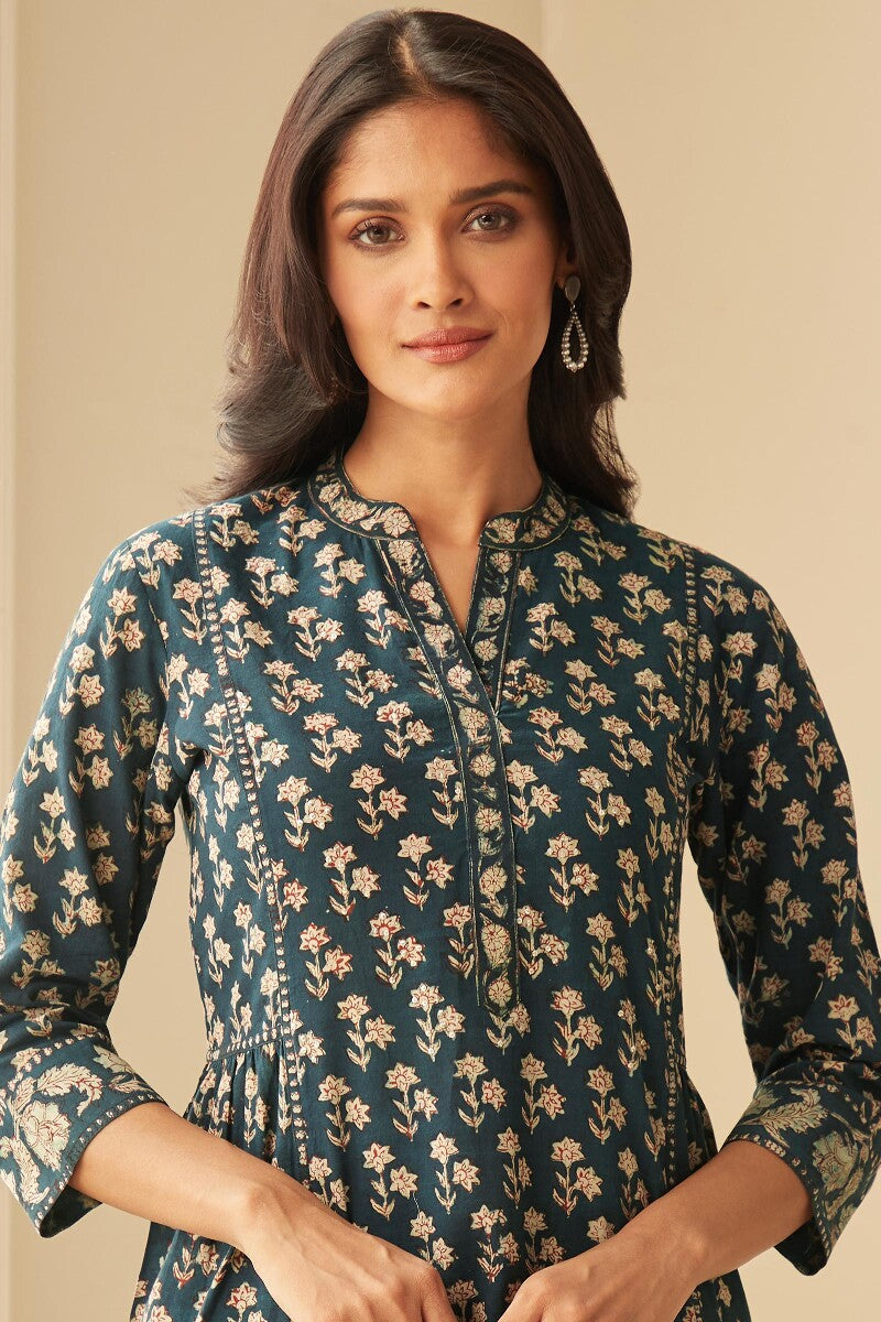 Sehra Ria Bagru Kurta