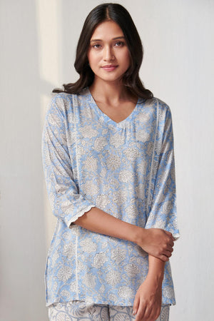 Roza Sameena Sanganeri Loungewear Set