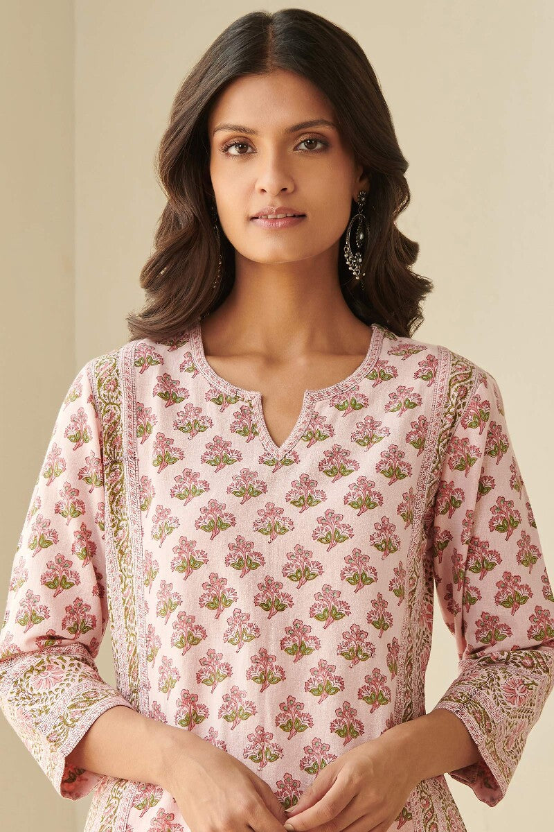 Naadirah Saima Cotton Flax Kurta