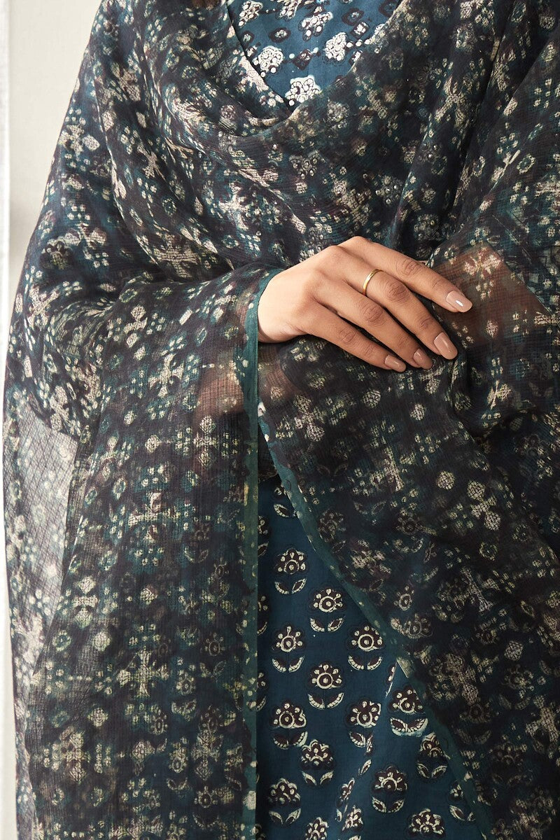 Sehra Mahi Bagru Dupatta