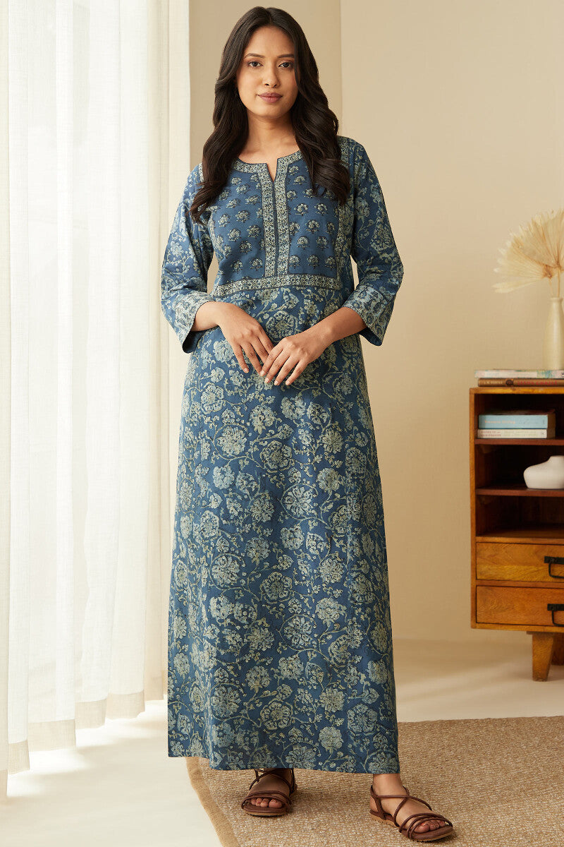 Gauhar Jia Bagru Kaftan