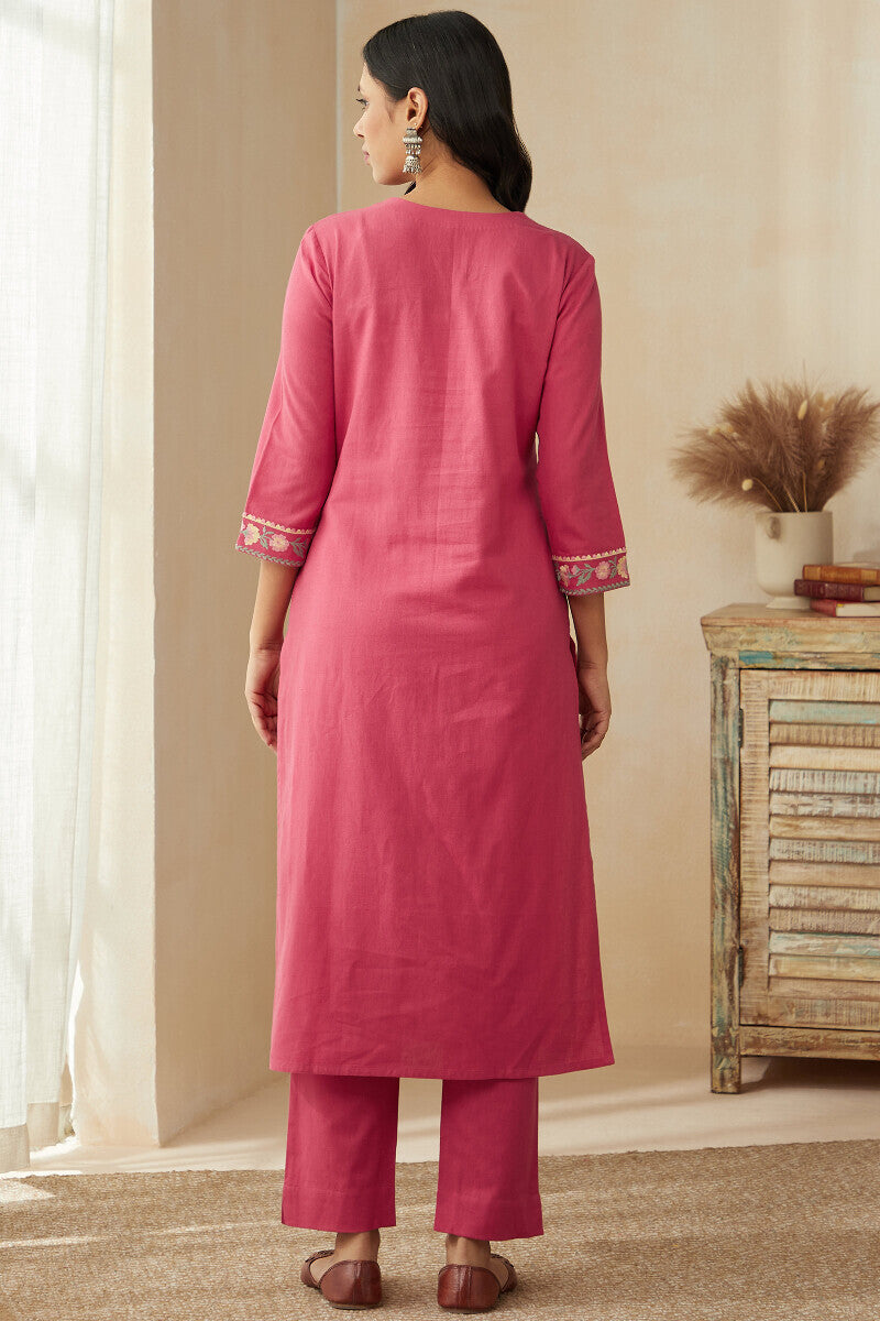 Roza Zoya Pink Kurta
