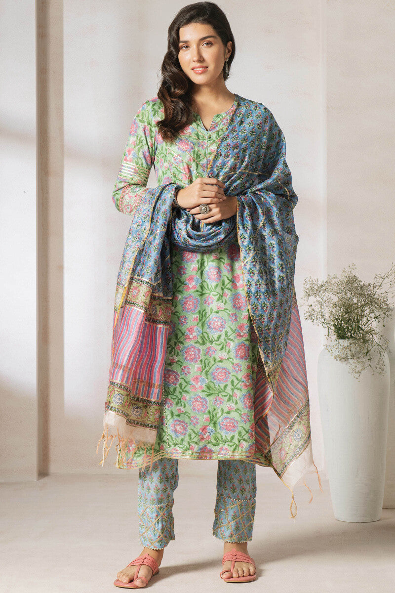 Gul Bano Zaida Sanganeri Chanderi Dupatta