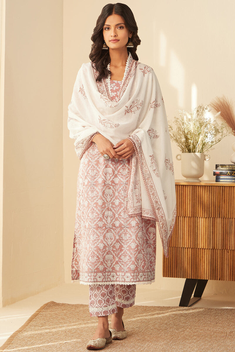 Gauhar Gulshan Sanganeri Dupatta