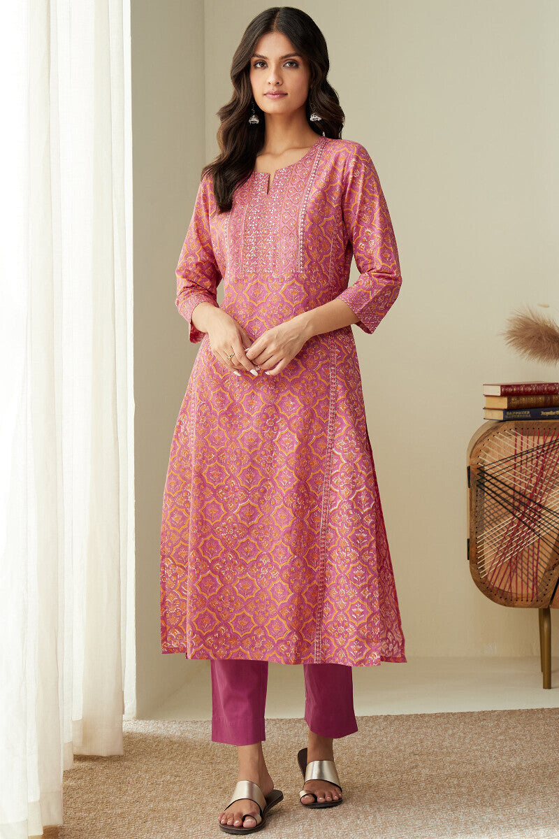 Gauhar Nargis Sanganeri Kurta