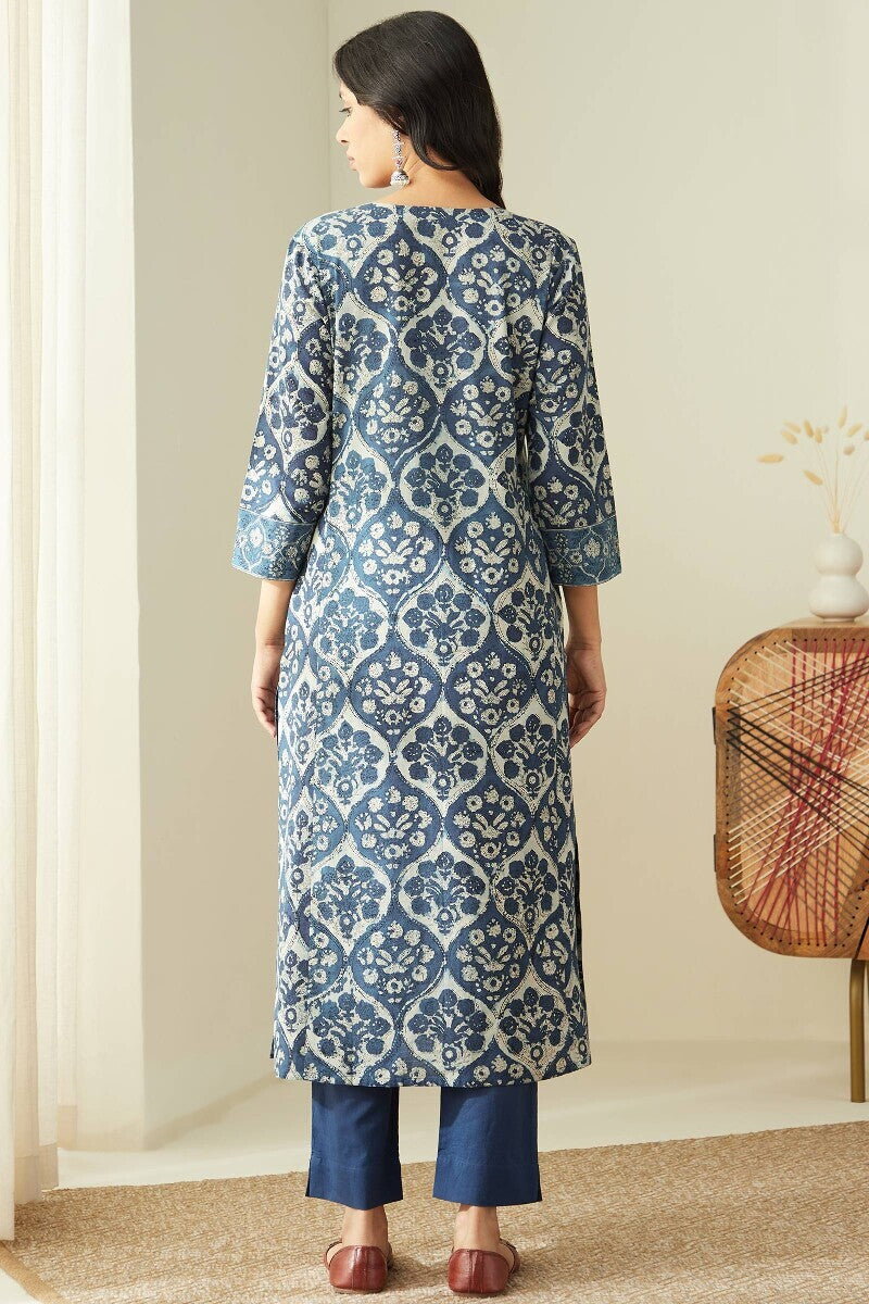 Sehra Nafisa Indigo Kurta