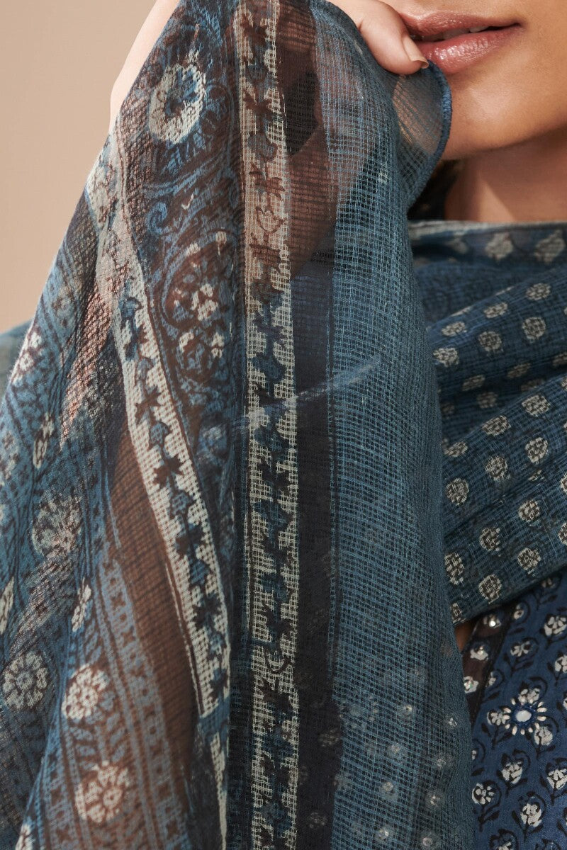 Sehra Simar Bagru Kota Dupatta