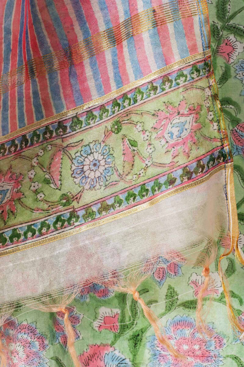 Gul Bano Zaida Sanganeri Chanderi Dupatta