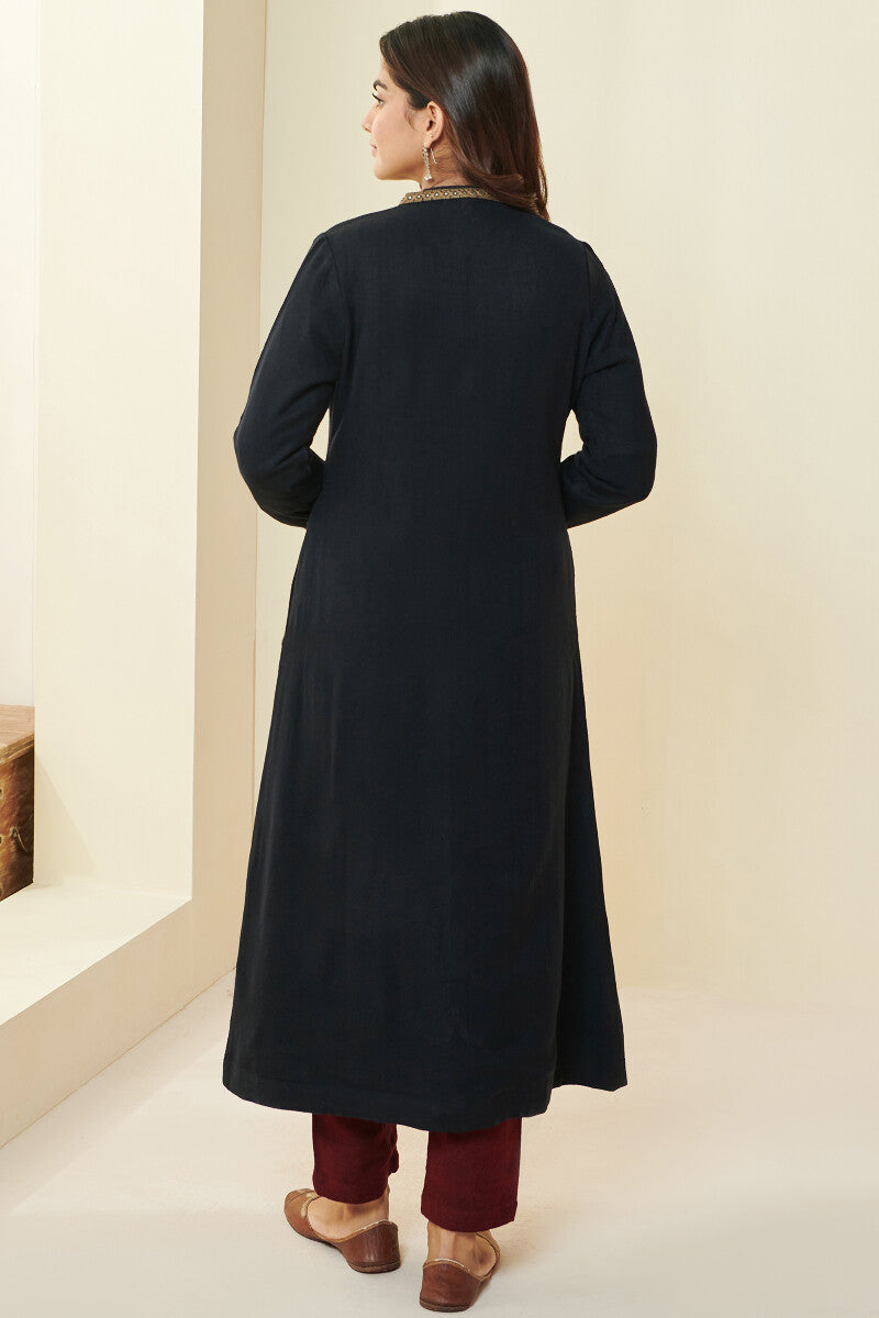 Naadirah Inara Faux Wool Handloom Jacket