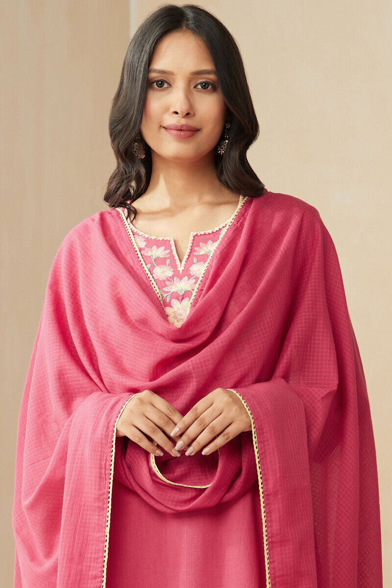 Roza Zoya Pink Dupatta