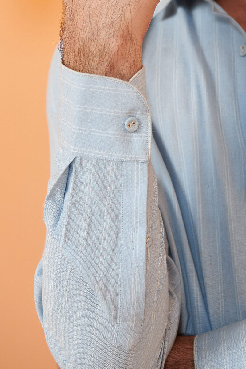 Zaid Abeer Stripe Handloom Shirt