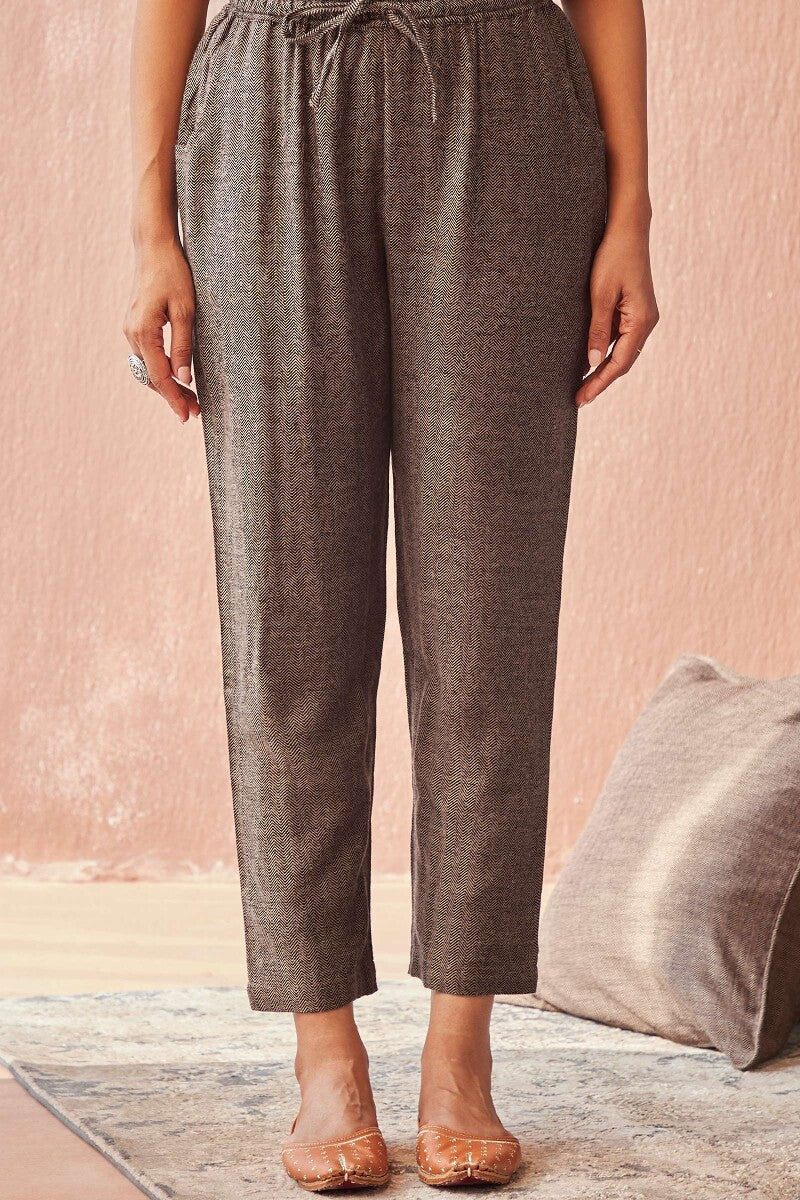 Naadirah Siya Faux Wool Narrow Pants