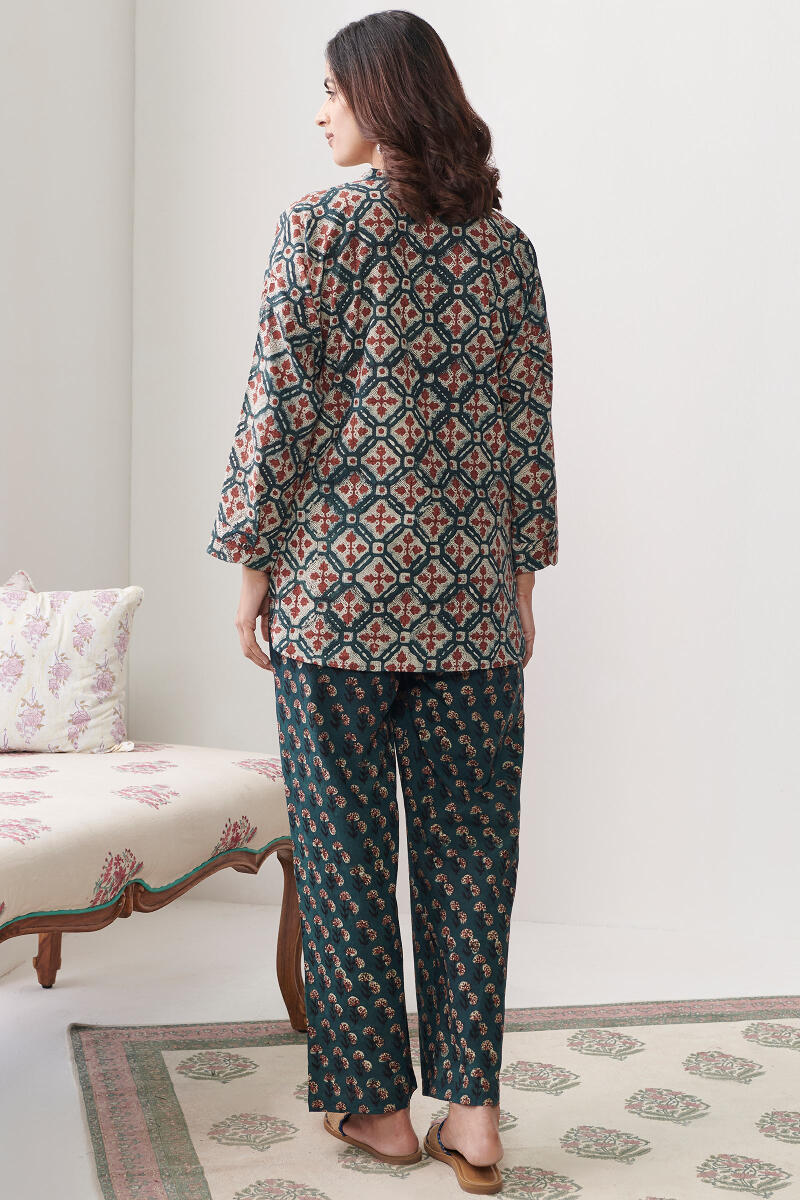 Sehra Feriha Bagru Loungewear Set