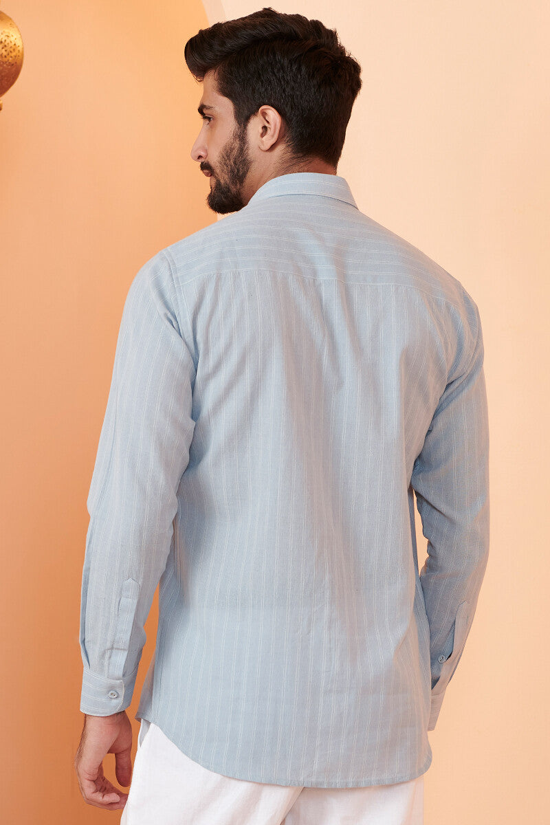 Zaid Abeer Stripe Handloom Shirt