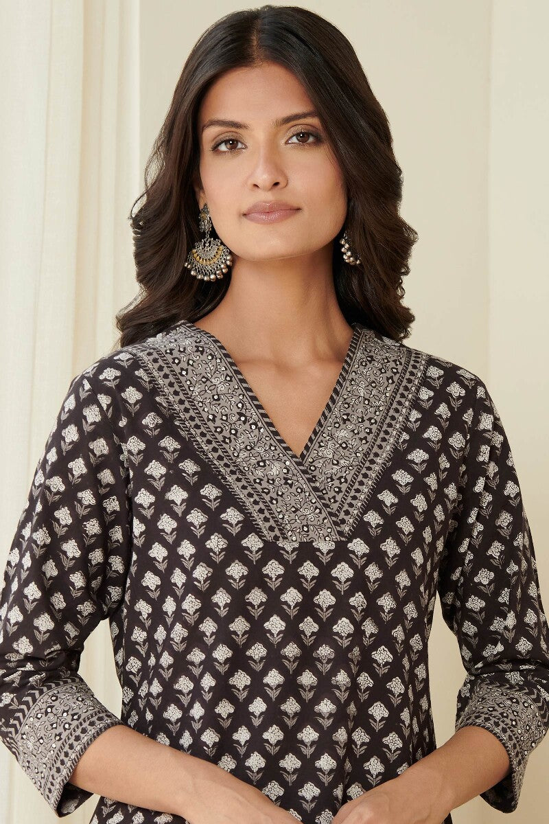 Sehra Fahima Bagru Kurta