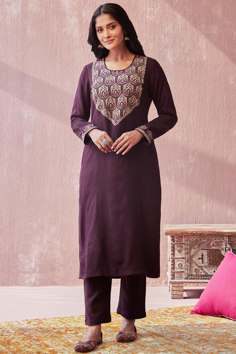 Naadirah Zara Faux Wool Kurta