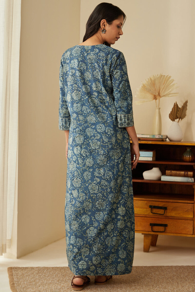 Gauhar Jia Bagru Kaftan