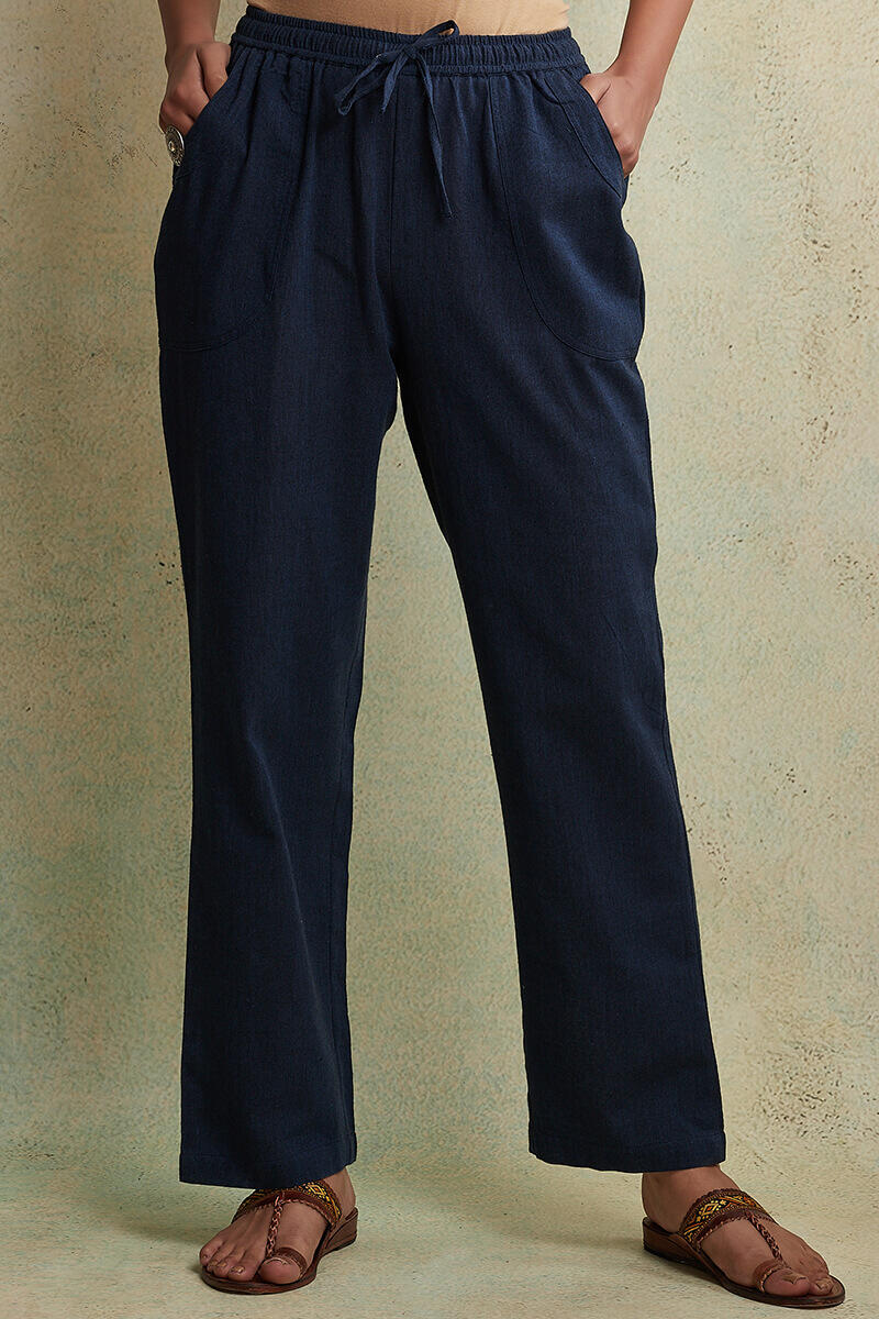 Roza Indigo Handloom Pants