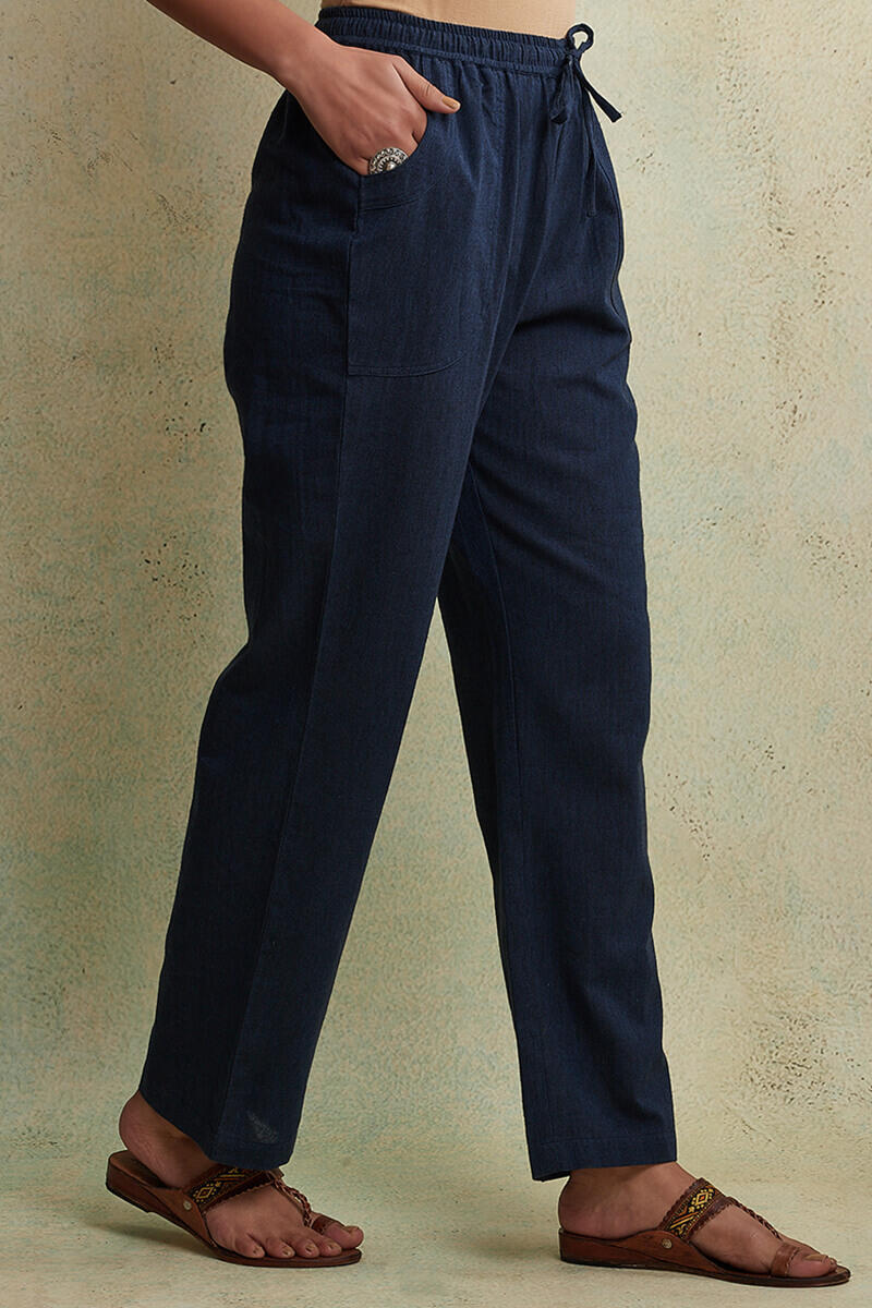 Roza Indigo Handloom Pants