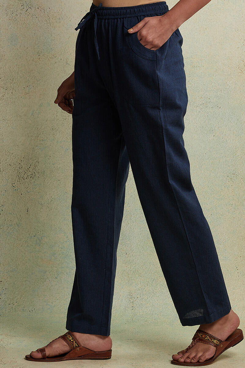 Roza Indigo Handloom Pants