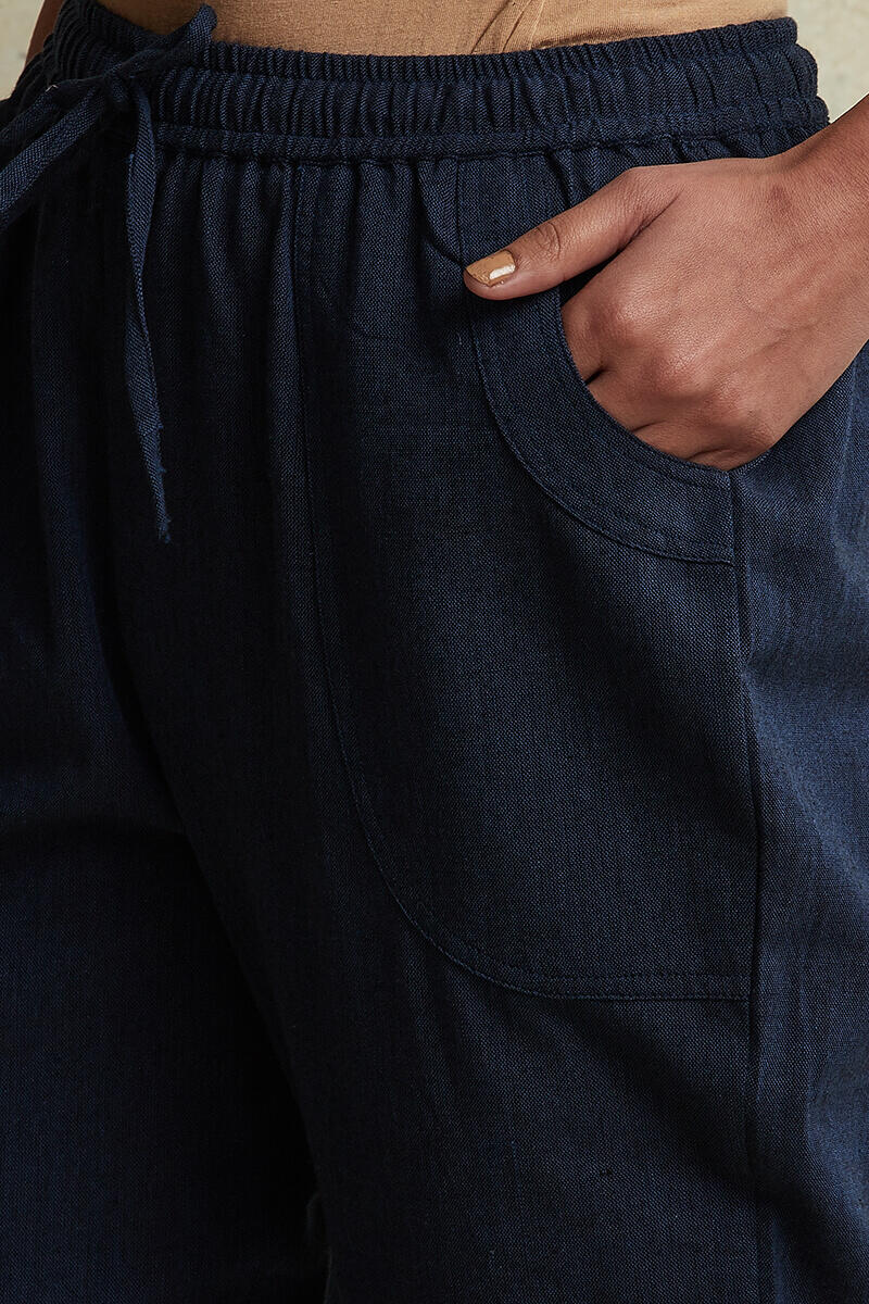 Roza Indigo Handloom Pants