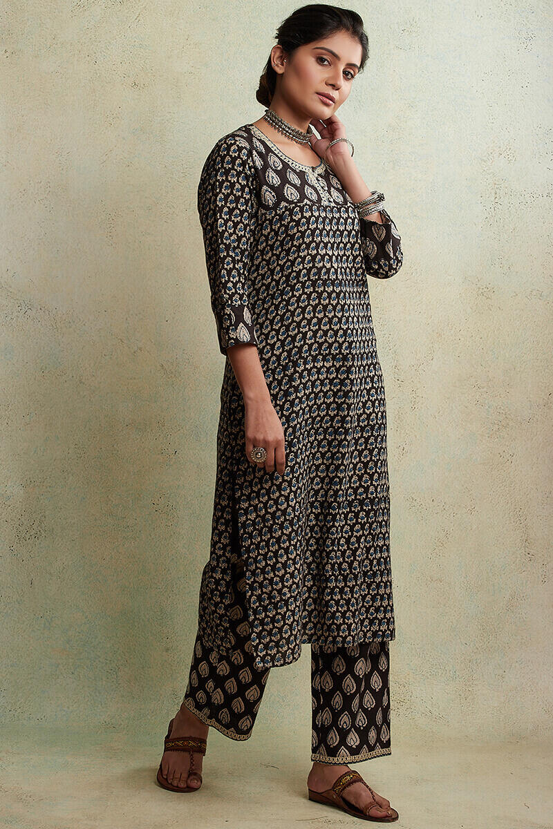 Zahabiya Misha Block Printed Kurta
