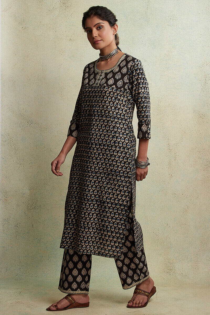 Zahabiya Misha Block Printed Kurta