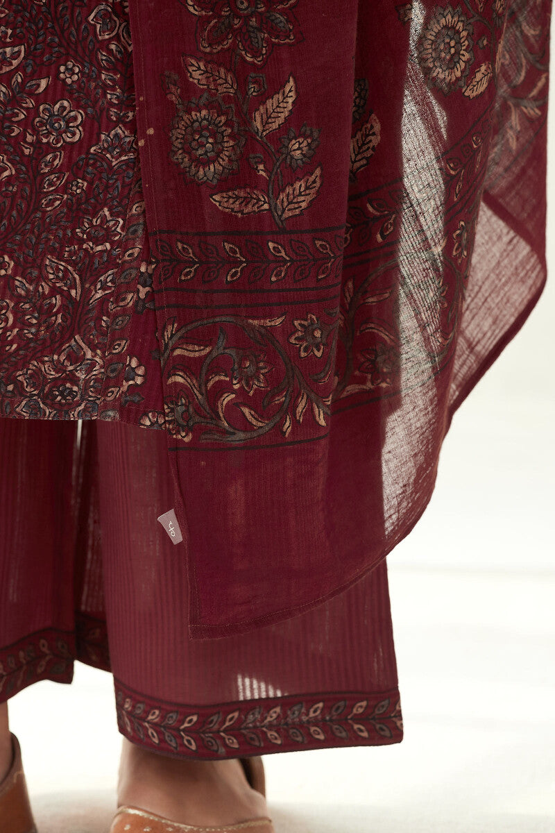 Sehra Aisha Ajrak Cotton Dobby Dupatta