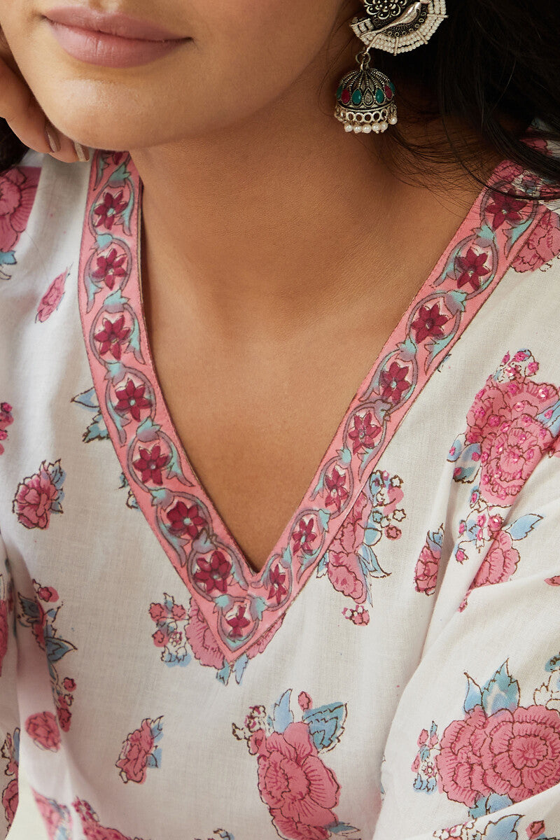 Gulbarg Aiza Sanganeri Kurta