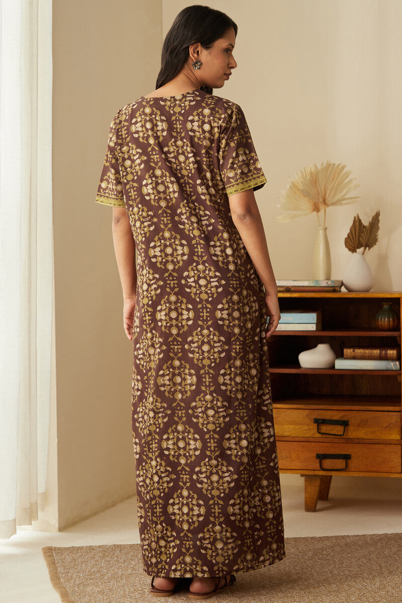 Sehra Tahira Bagru Kaftan