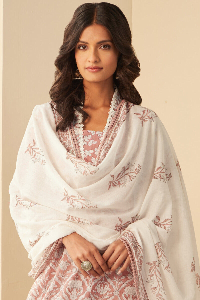 Gauhar Gulshan Sanganeri Dupatta